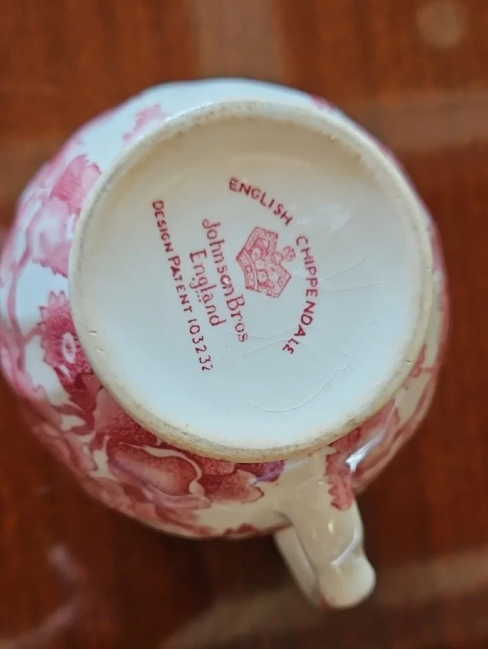 Johnson Brothers VTG English Chippendale Pink Red 4.5